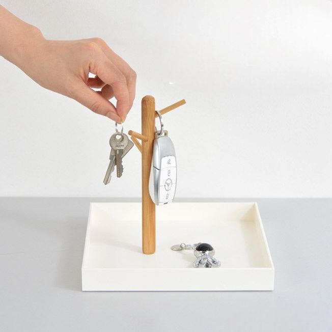 Rangement Clé - BranchRectaTray™ - Blanc