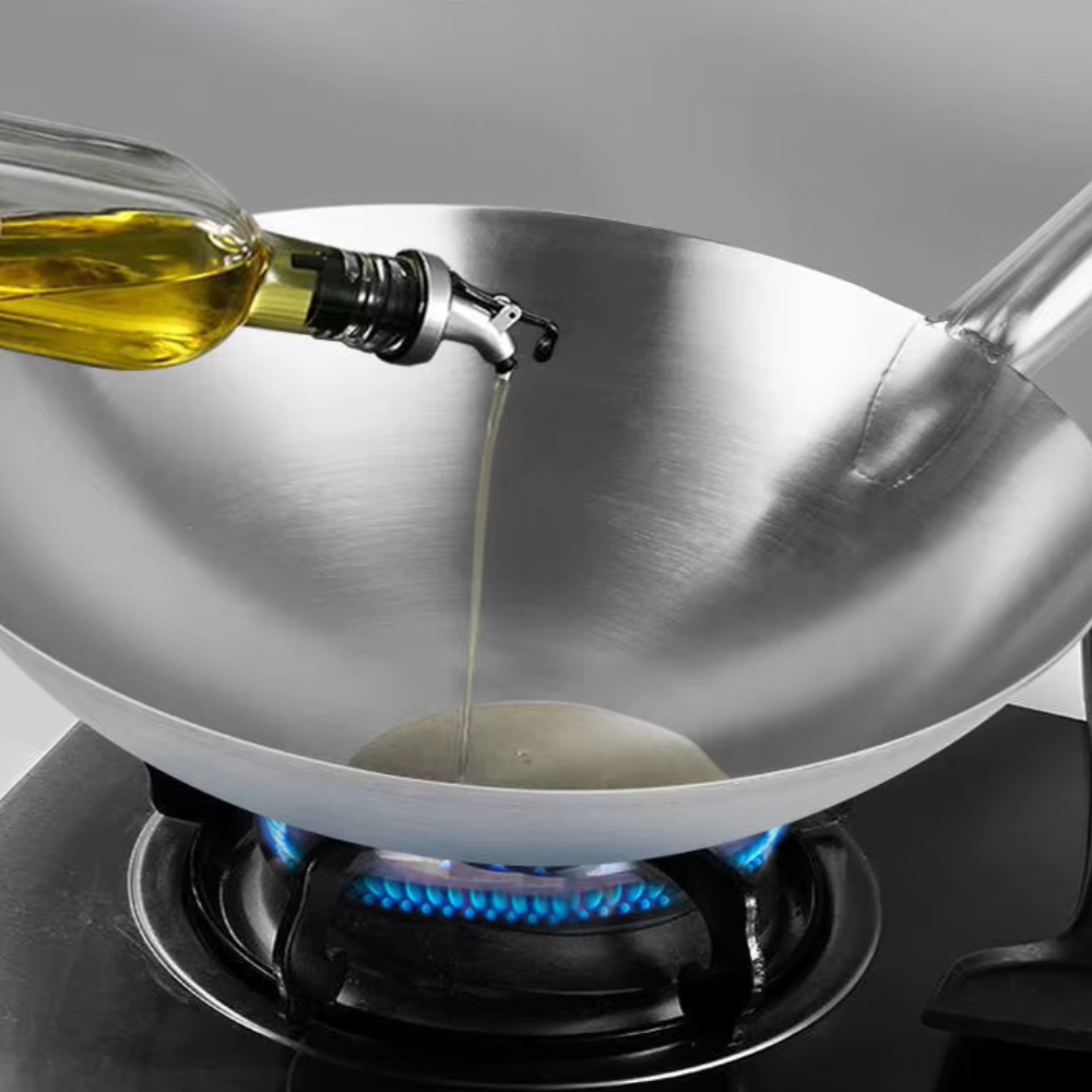 Wok Inox - IronMaster™ - Manche en Métal