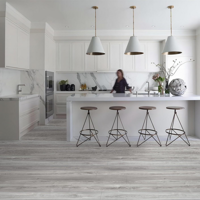 Sol PVC Dalles Adhésives - FloorStickers™ - Gris Argenté