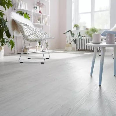 Sol PVC Dalles Adhésives - FloorStickers™ - Blanc Cérusé
