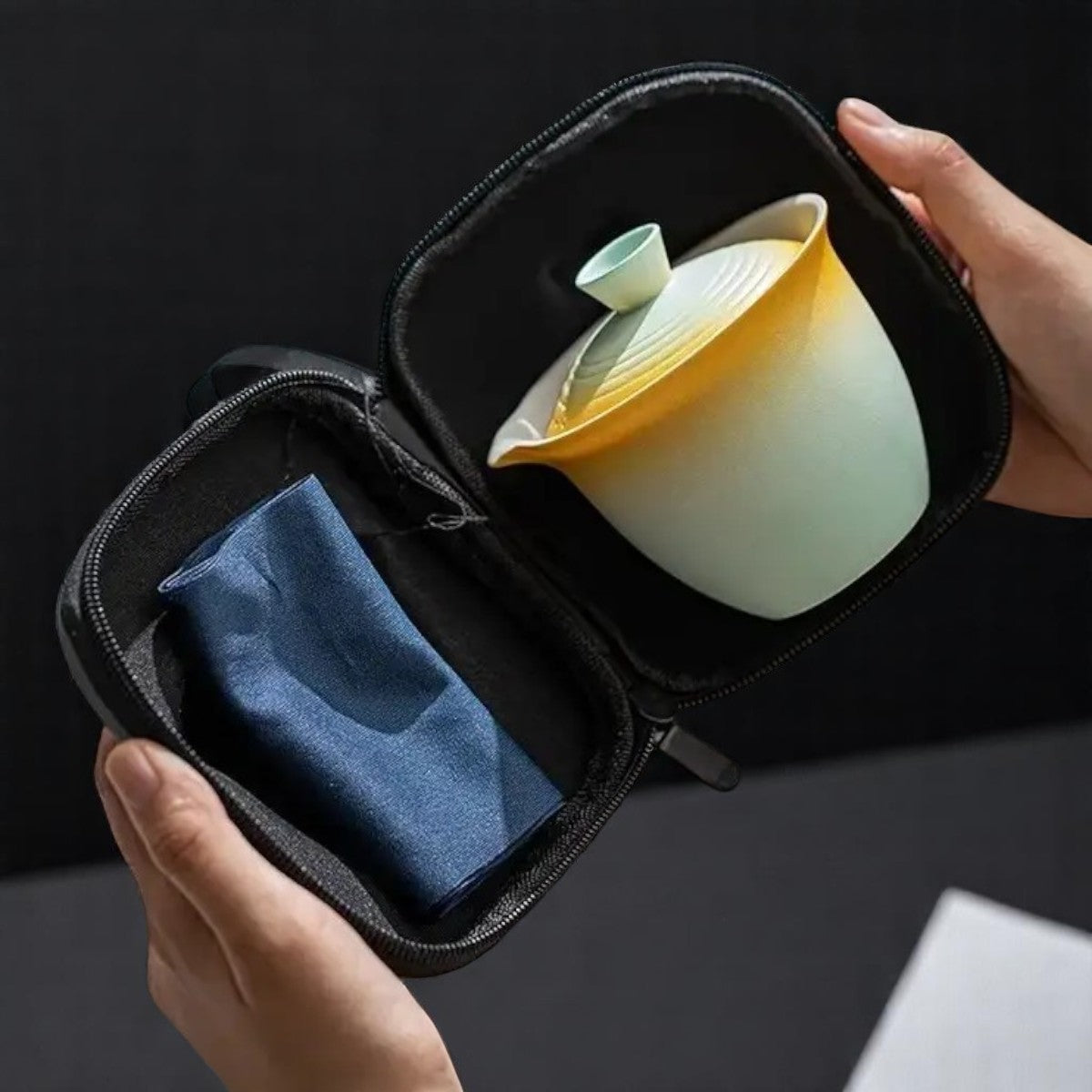 Service à Thé - TravelTeaSet™ - Jaune & Vert