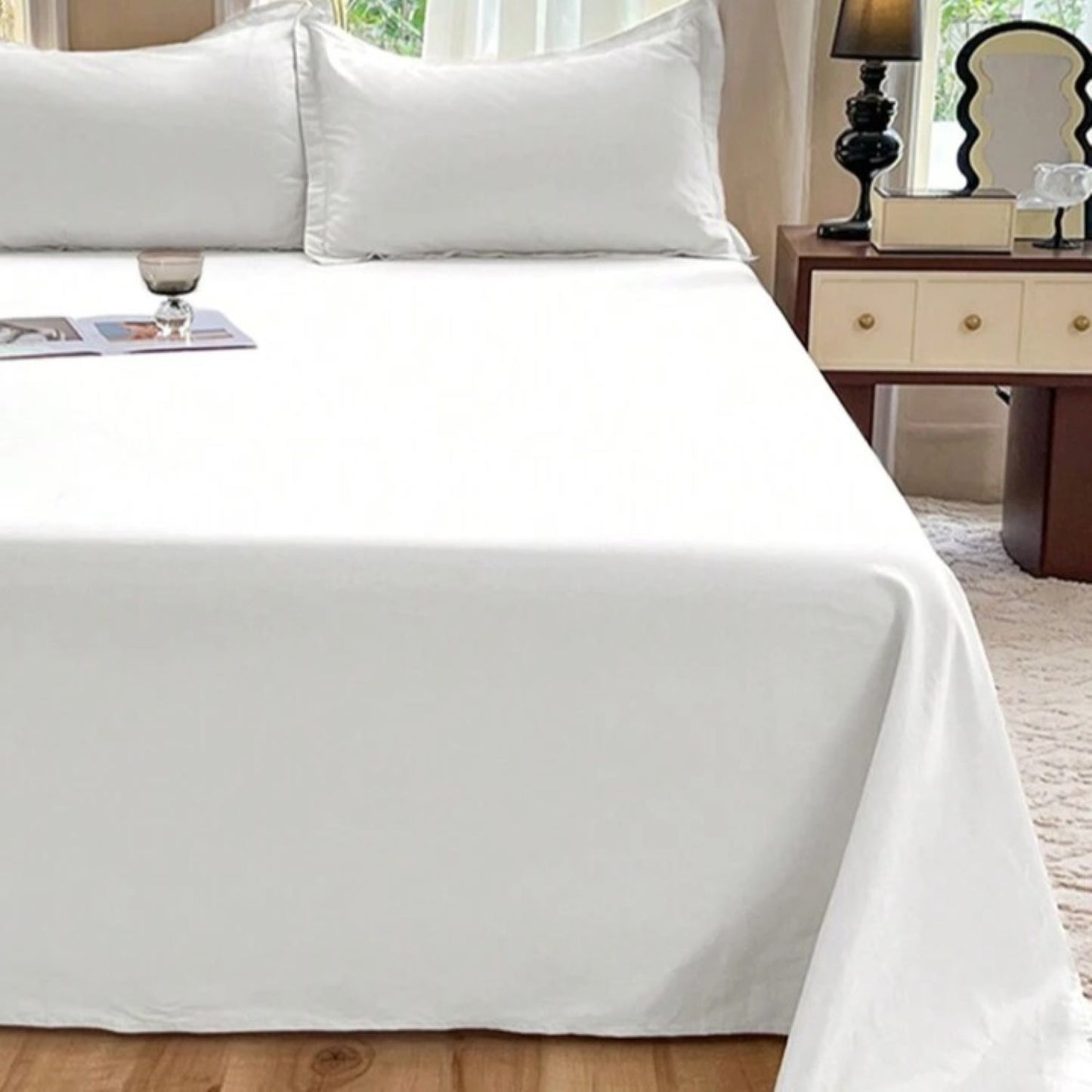 Drap Housse - LinoSoftSheet™ - Blanc