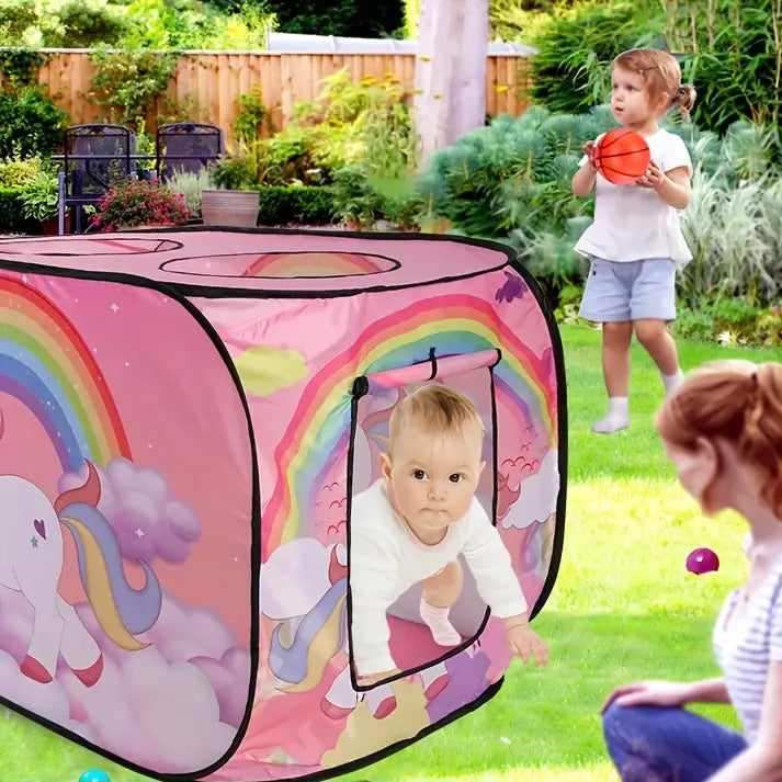 Tente de Jeu Enfant - TenteMagik™ - Tente Licorne Rose