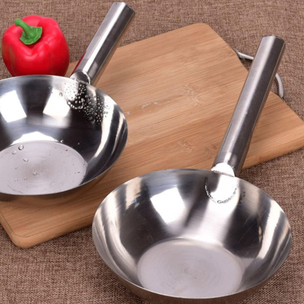 Wok Inox - IronMaster™ - Manche en Métal