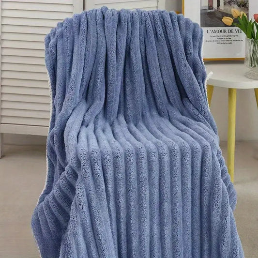 Serviette de Bain - CoralVelourBathTowel™ - Bleu