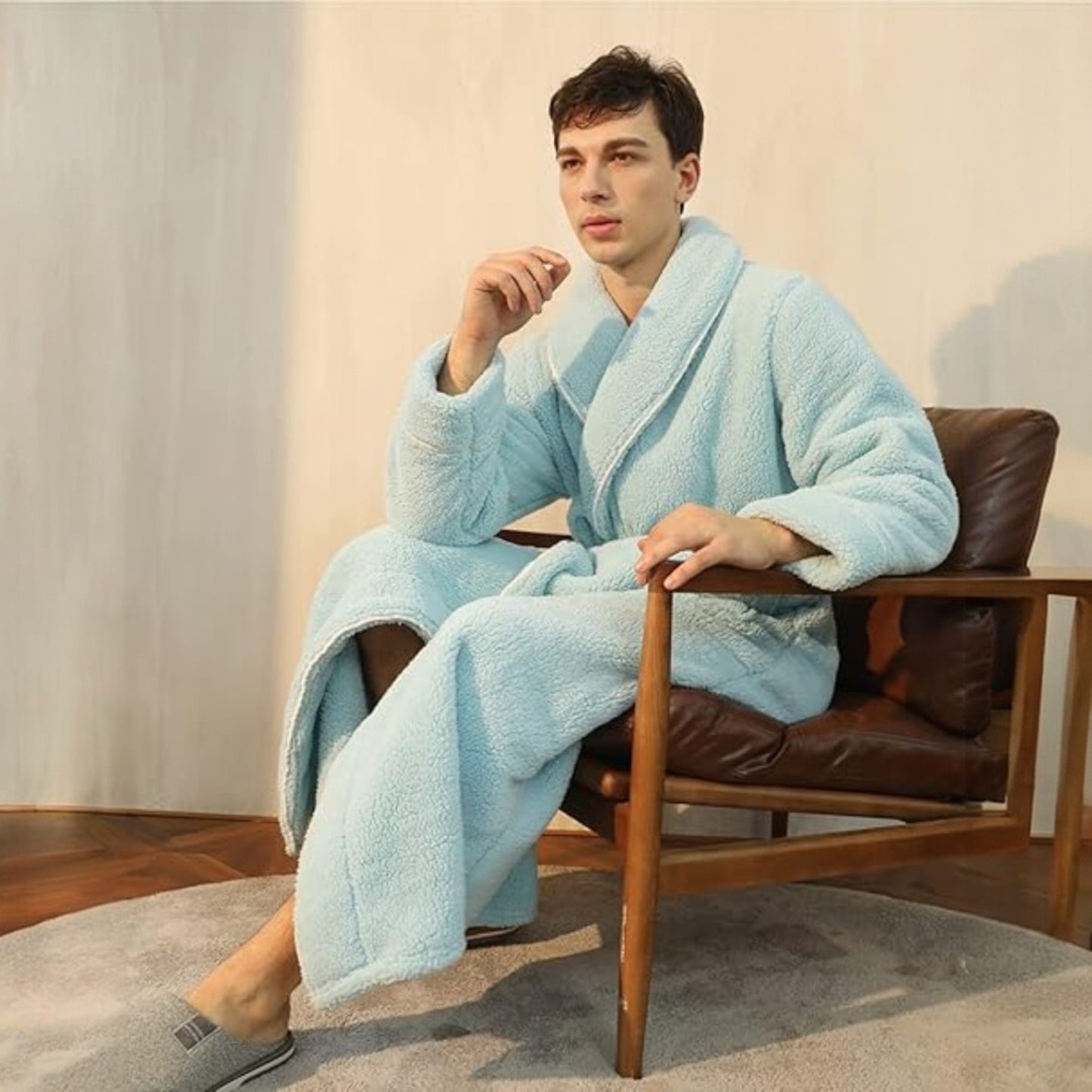 Peignoir De Bain - CozyCottonBathRobe™ - Vert Clair