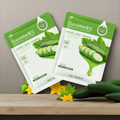 Masque Facial - GlowSkinSheet™ - Concombre