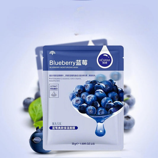 Masque Facial - GlowSkinSheet™ - Myrtille