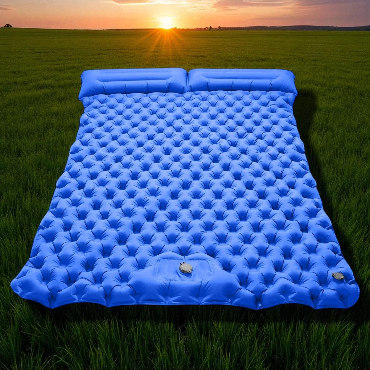 Matelas Gonflable - LiteDoubleMattress™ - Bleu
