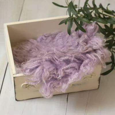 Couverture en Laine - WoolBabyProp™ - Violet