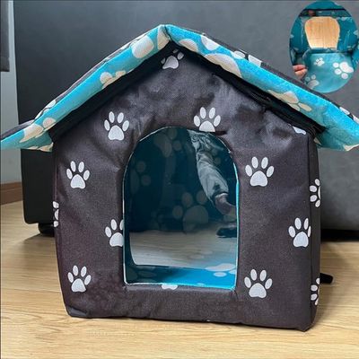 Niche pour Chat Extérieur - OutdoorCatHouse™ - Noir