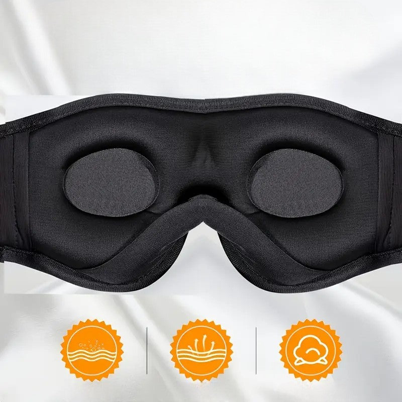Masque de Sommeil - SleepTune™ - Noir