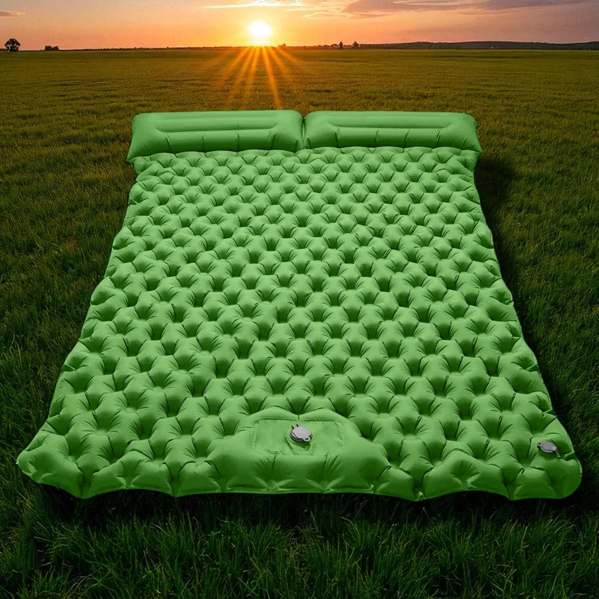 Matelas Gonflable - LiteDoubleMattress™ - Vert