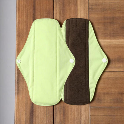 Serviette Hygiénique Lavable - EcoReusablePads™ - Vert