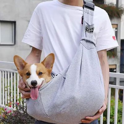 Sac à Bandoulière - PupPorter™ -  Gris Clair