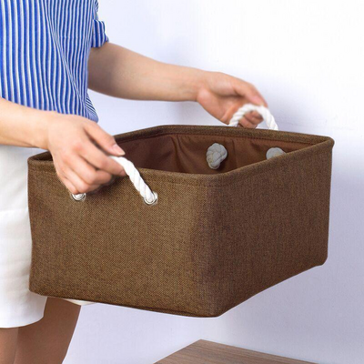 Panier de Rangement - LinenFoldBasket™ - Marron