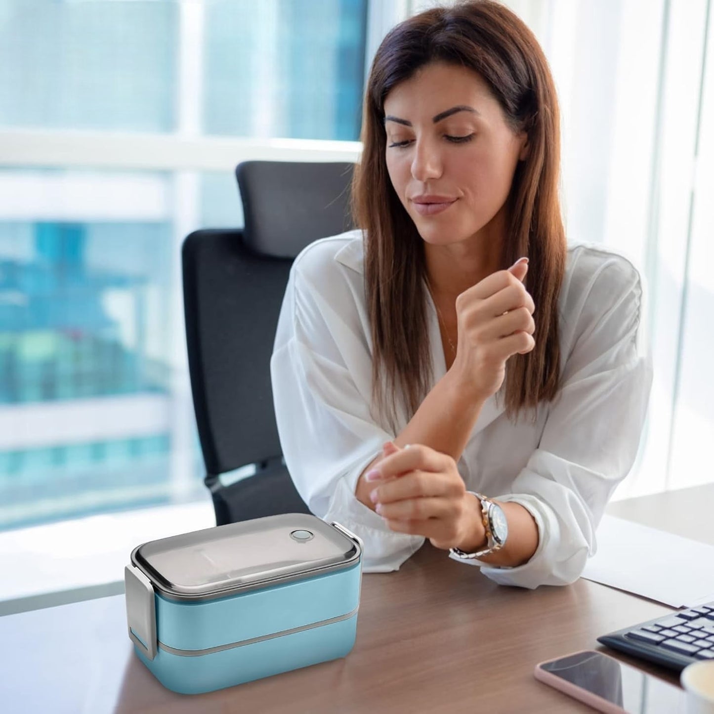 Lunch Box - InoxLunchMate™ - Bleu