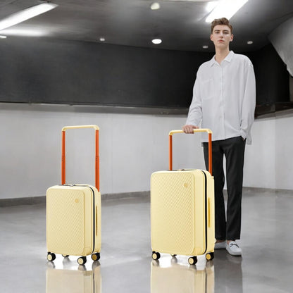 Valise de Voyage - WideRollTravelCase™ - Jaune