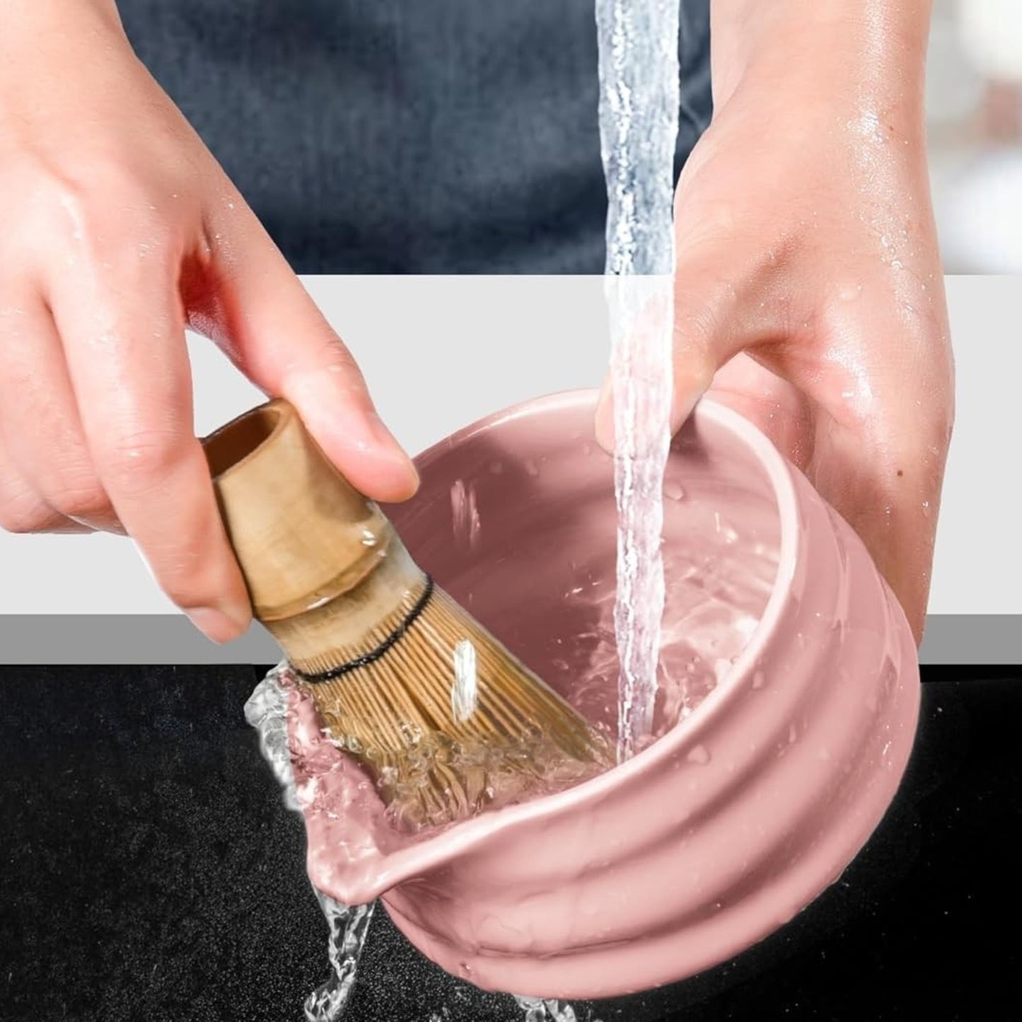 Service à Thé Japonais - ZenMatchaTeaSet™ - Rose