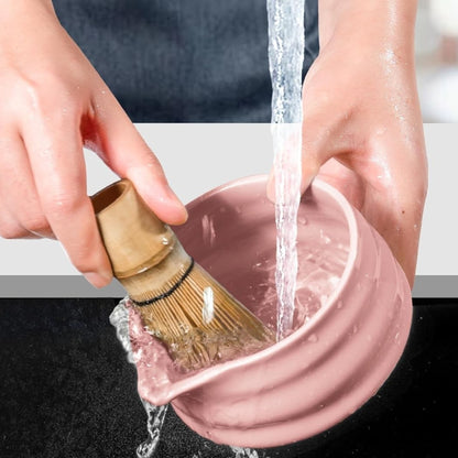Service à Thé Japonais - ZenMatchaTeaSet™ - Rose
