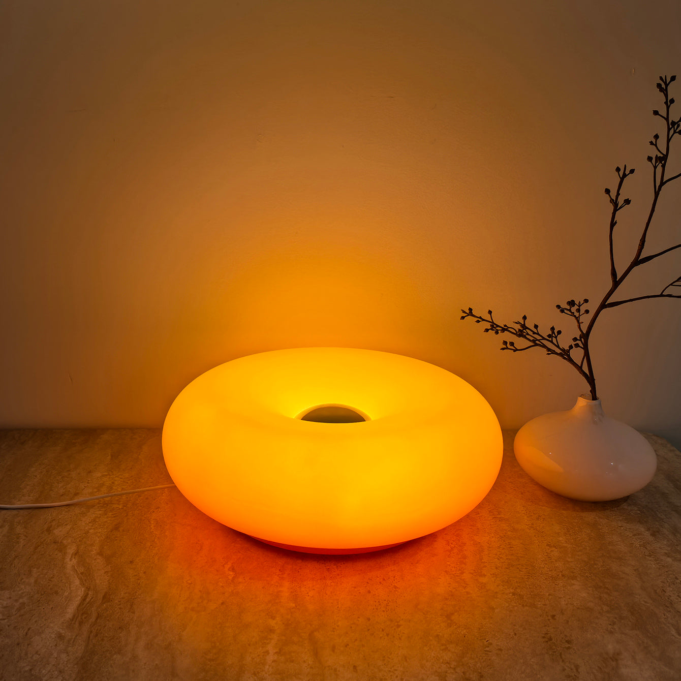 Lampe Donut - ZenAura™ - Orange