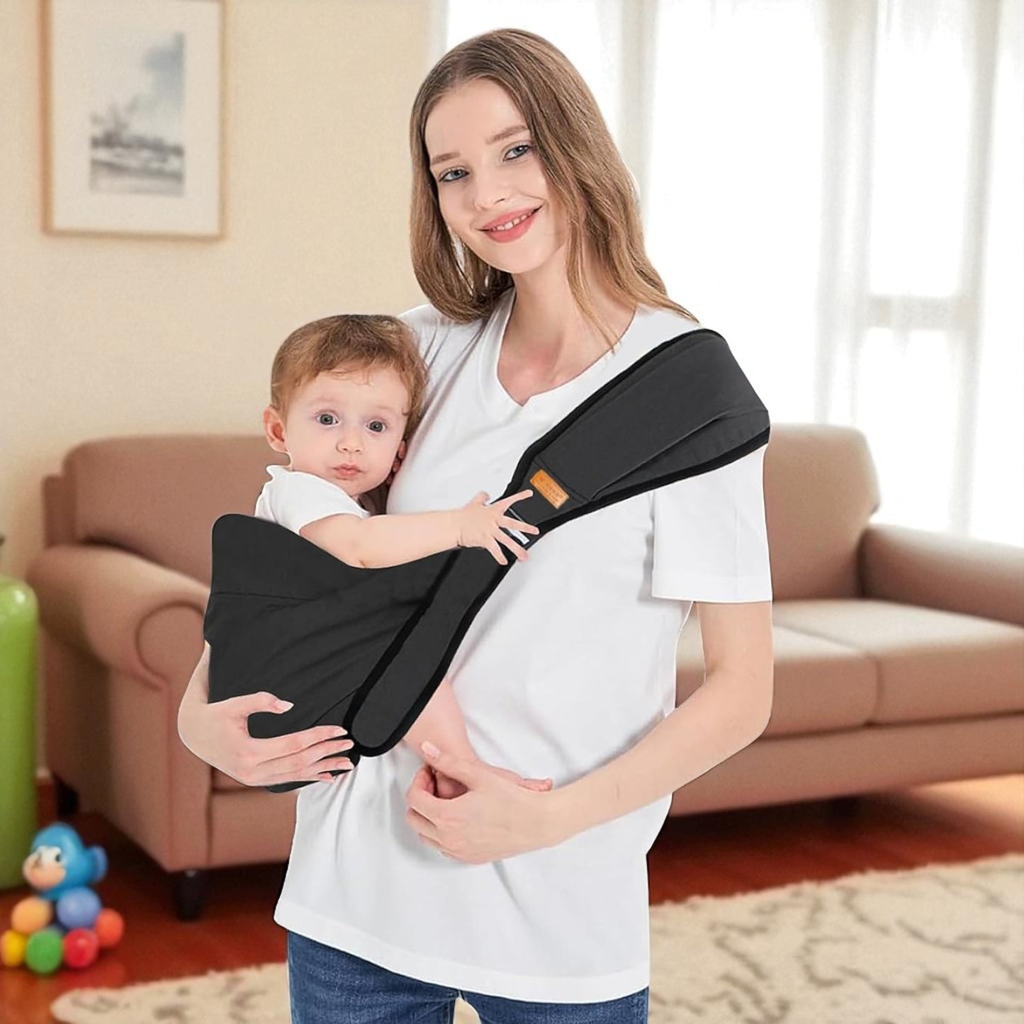 Porte-bébé - HipNest™ - Gris Foncé