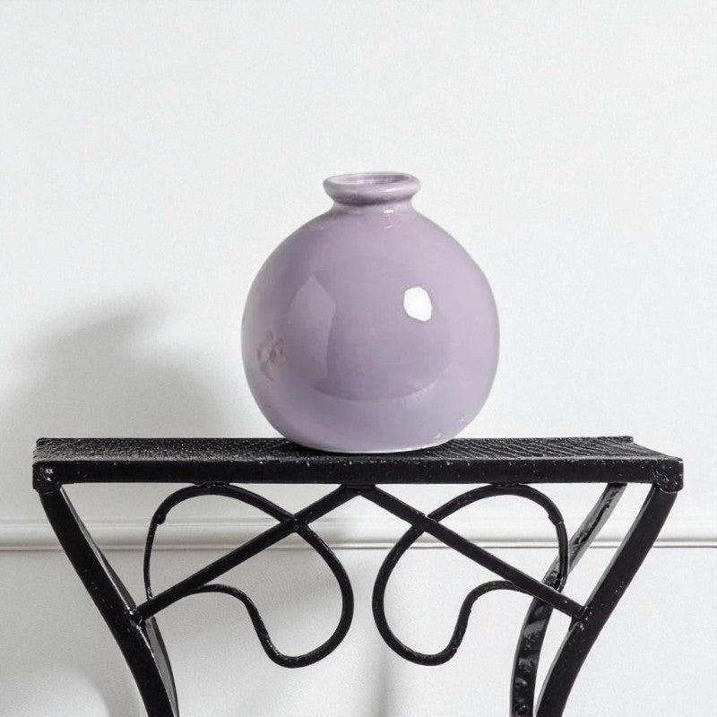 Vase en Céramique - ZenHydroVase™ - Violet