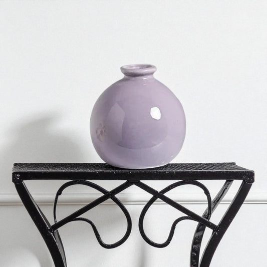 Vase en Céramique - ZenHydroVase™ - Violet