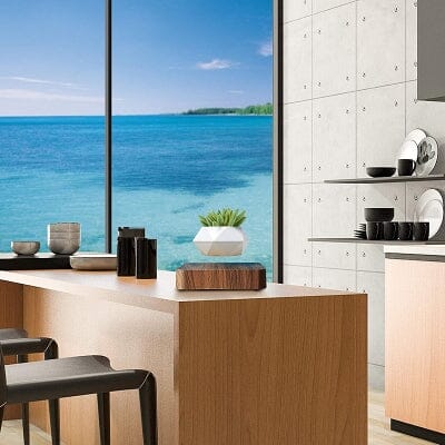 Pot de Fleurs Intérieur - LevitatingPot™ - Blanc&marron