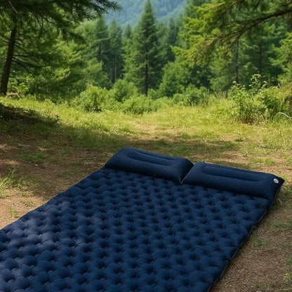 Matelas Gonflable - LiteDoubleMattress™ - Bleu Marine