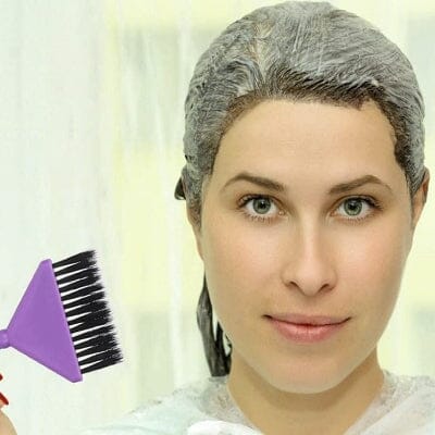 Pinceau pour Coloration Cheveux - HairColouringBrush™ - Mauve