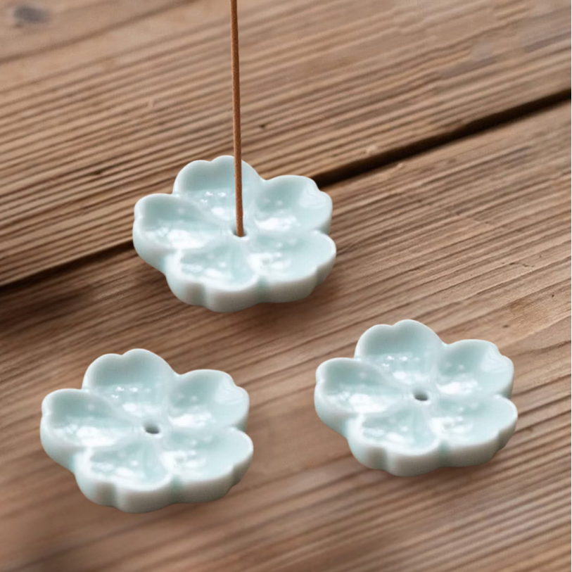 Porte Encens - SakuraZen™ - Blanc Givré