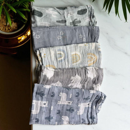 Bavoir Bébé - BambooSnugSet™ - Nuit