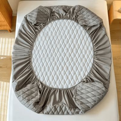 protège-matelas imperméable - ThrowMattressCover™ - Gris