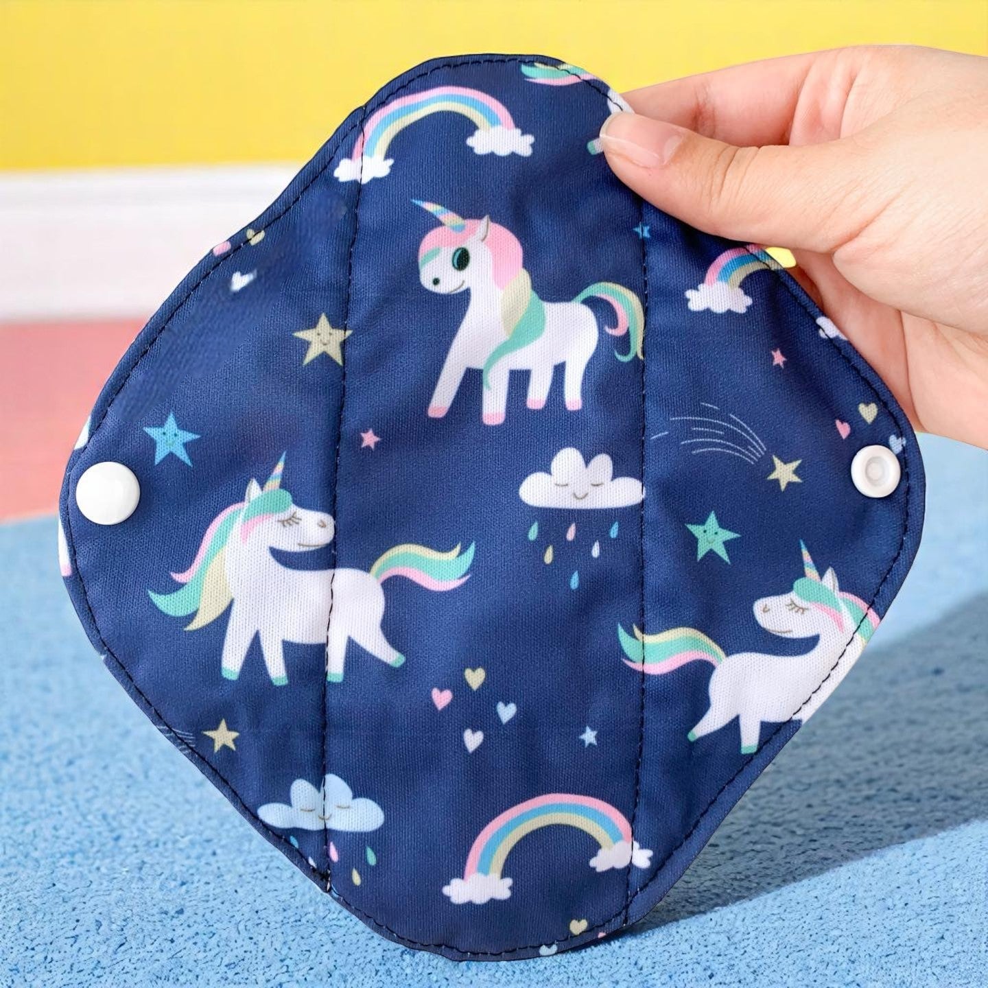 Serviette Hygiénique Lavable - EcoReusablePads™ - Licorne