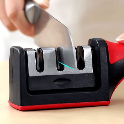 Aiguiseur de couteau - KnifeSharpener™ - Rouge