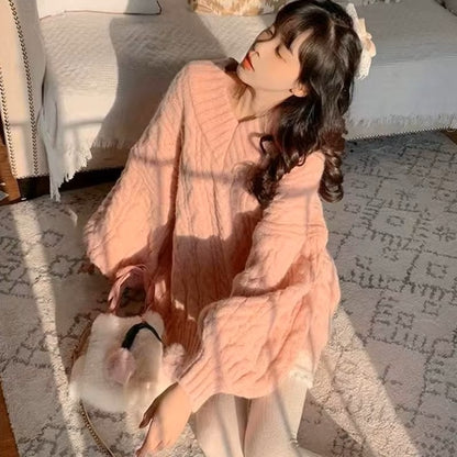 Pull Tricot - CozyKnitSweater™ - Rose