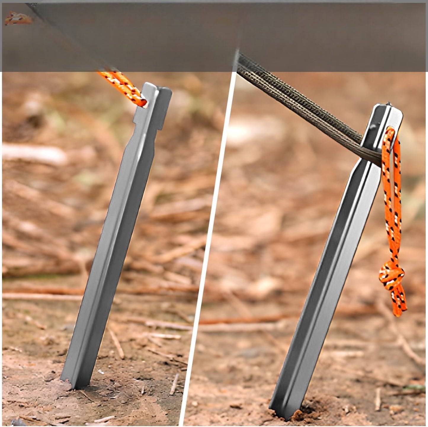 Piquet de Tente - TrailHold™ - Argenté