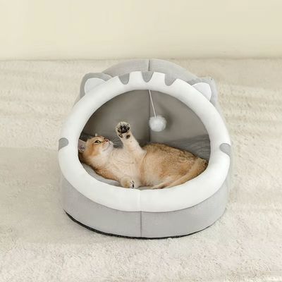 Niche pour Chat - CozyCatBed™ - Gris