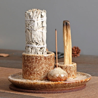 Porte encens - NewIncenseBurner™ - Marron