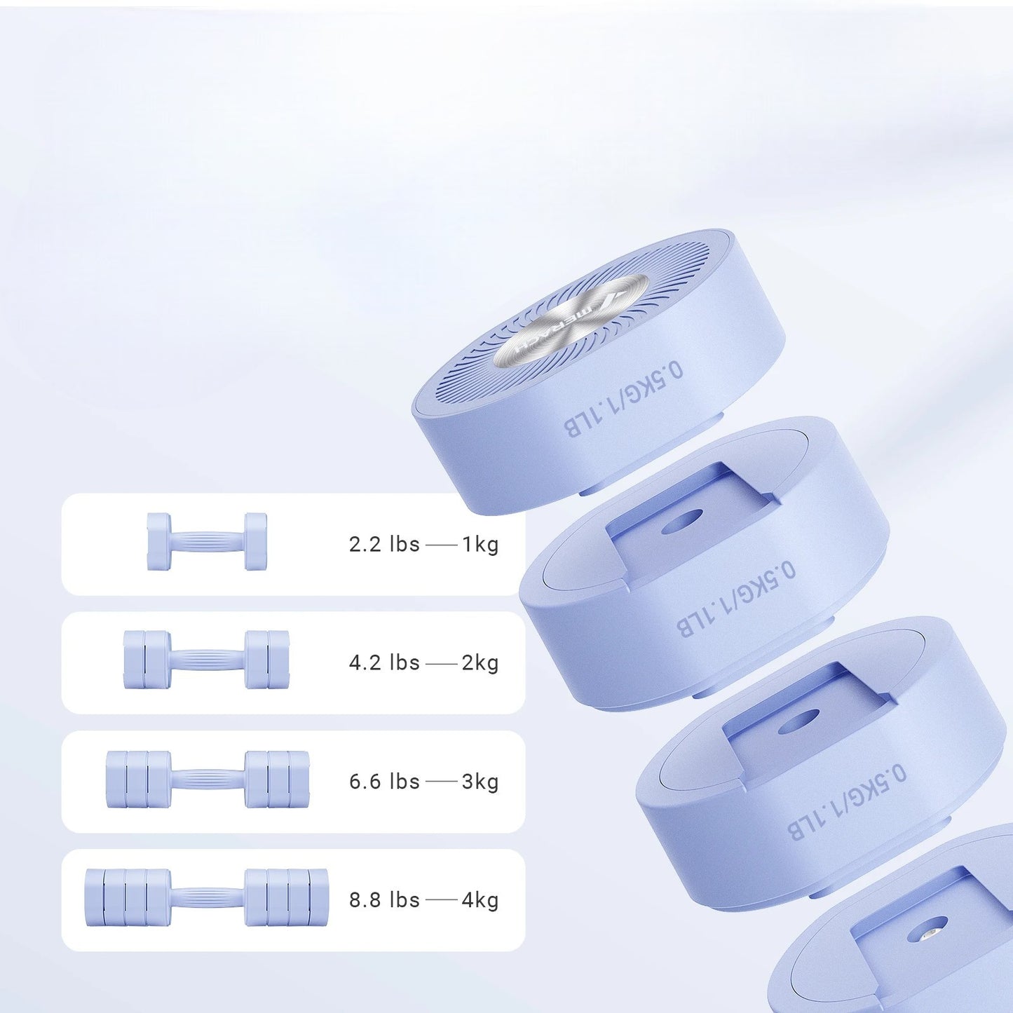Haltères - AdjustTechDumbbells™ - Bleu