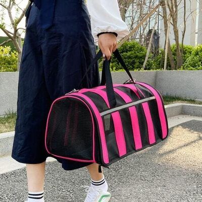 Sac de Transport Chien - MeshPetCarrier™ - Rose