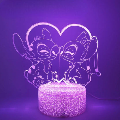 Veilleuse LED - StitchDream™ - Duo Amoureux