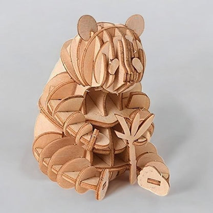 Puzzle 3D en Bois - WoodGenius™ - Panda