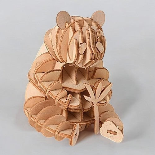 Puzzle 3D en Bois - WoodGenius™ - Panda