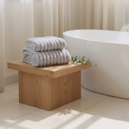 Serviette de Bain - CoralVelourBathTowel™ - Gris