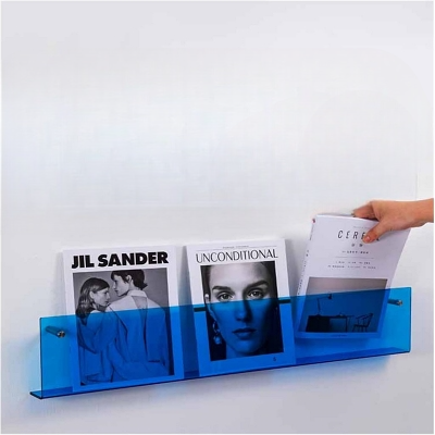 Porte revue mural - ModernStorageRack™ - Bleu