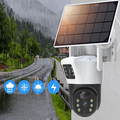 caméra extérieur solaire - SolarCamera™ - Blanc