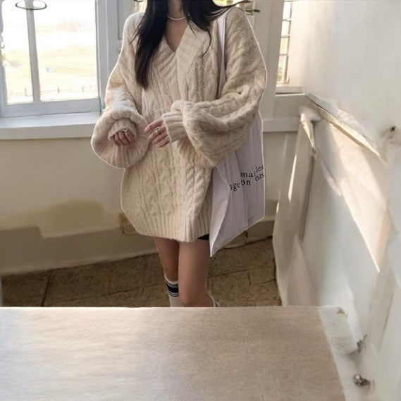 Pull Tricot - CozyKnitSweater™ - Beige