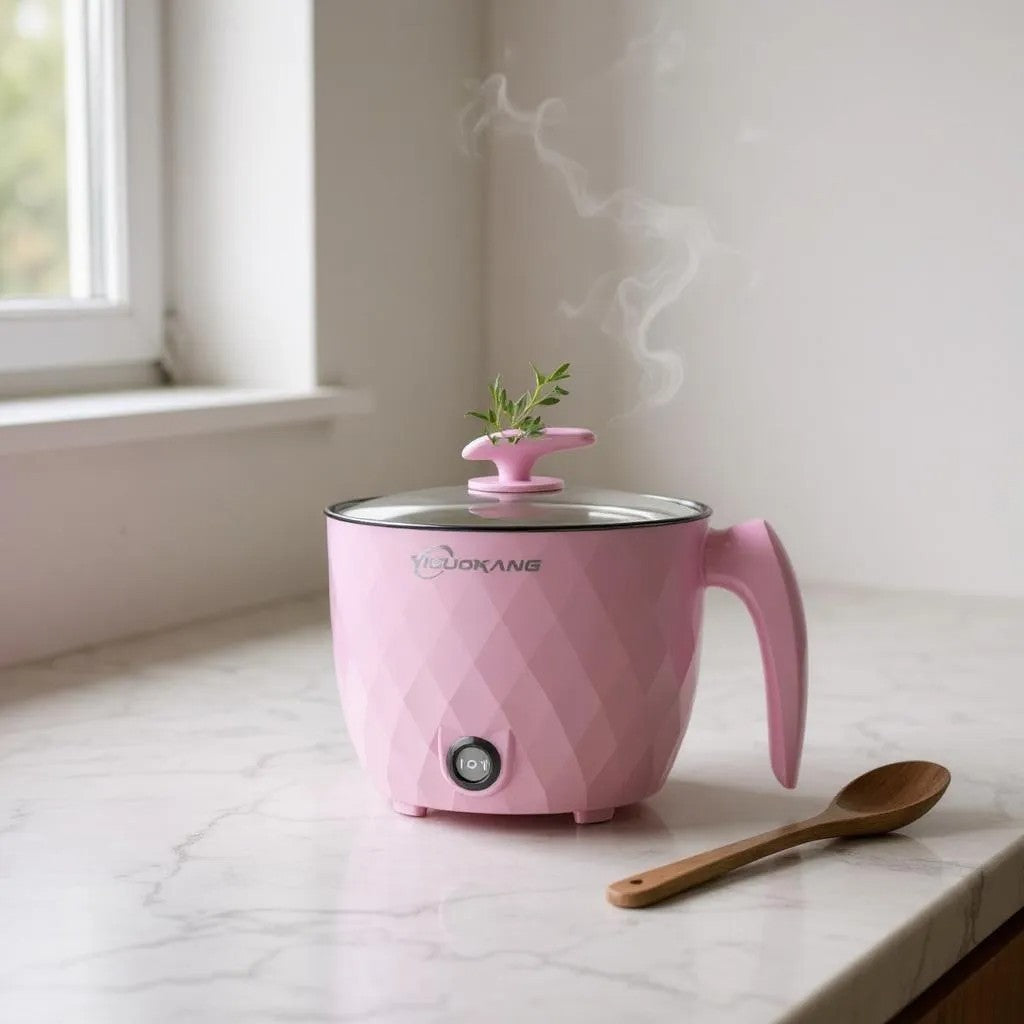 Cuiseur à Riz - RiceNGo™ - Rose Simple